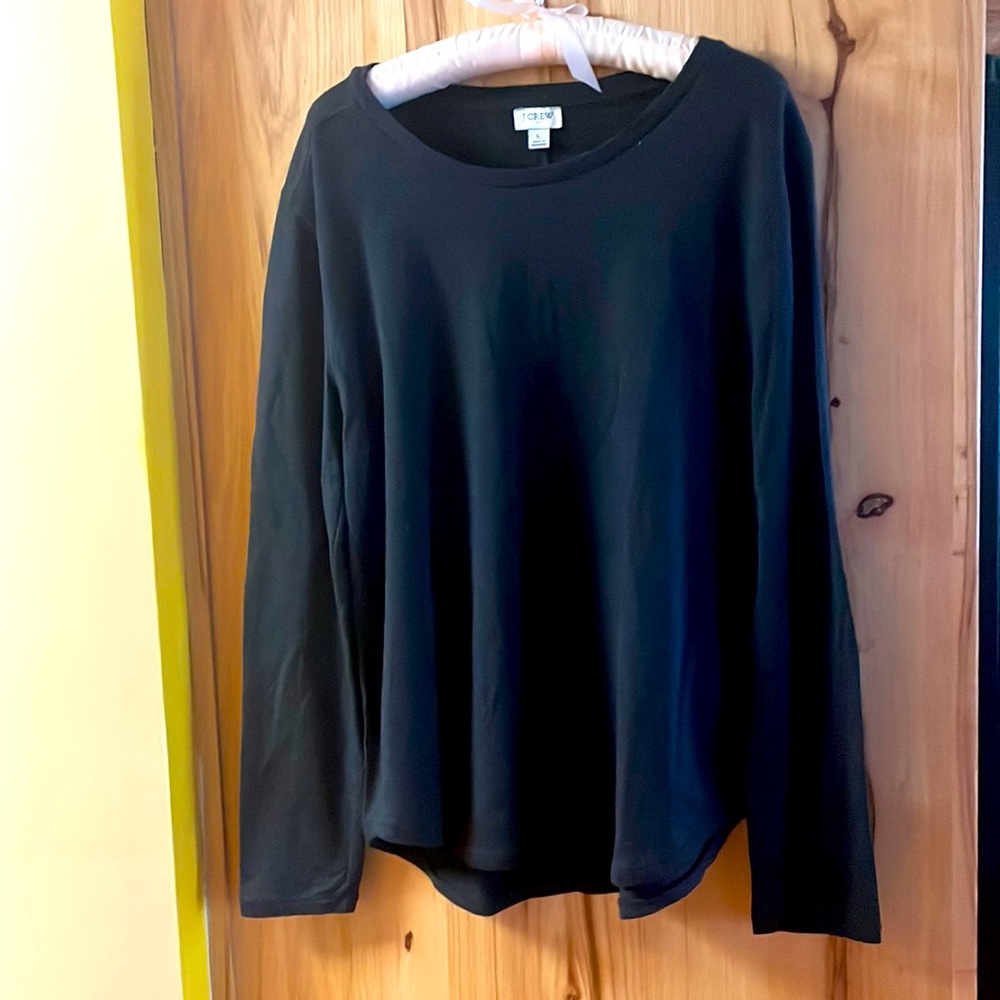 J.Crew‎ dark gray long-sleeve shirt